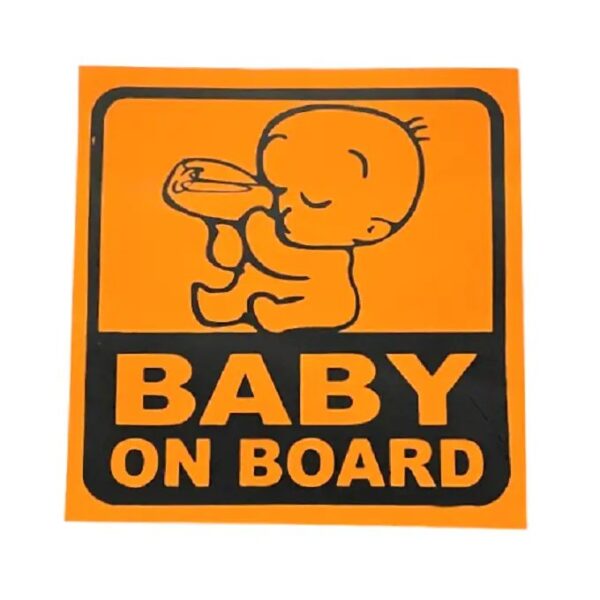 2025/10/1000162032.jpg Car Baby On Board Fluorescent Sticker