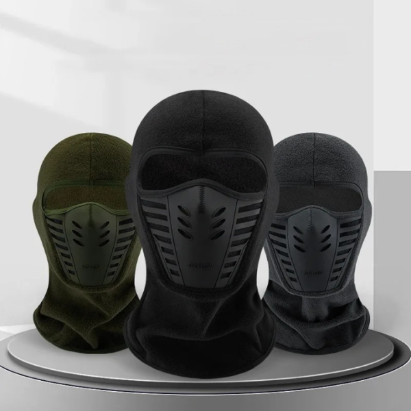 balaclava outdoor warm fleece windproof mouth character